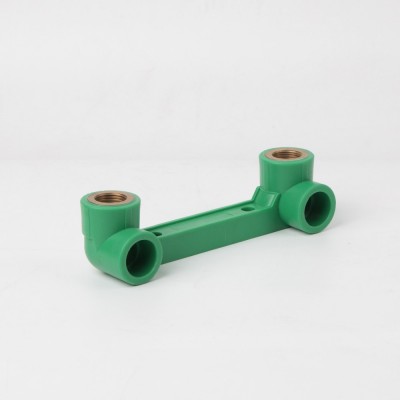 (double Elbow Fitting) New Design Size 1/2 Green Ppr Plastic Pp-r Double Elbow Fittings Adjustable Water Intake Fitting